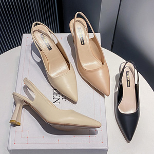 <span class=keywords><strong>Sandalias</strong></span> Elegantes de Tacón <span class=keywords><strong>Alto</strong></span> para Mujer, de Alta Calidad, Cómodas, de Verano, Informales, de Lujo, Diseño Sencillo, para Oficina, Tacones Altos para el Trabajo - Product Image 3