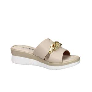 Valleverde Sandalias de cuña para mujer Beige Tacón de 4 cm Talla 40 Cómodas y fáciles de poner - Product Image 2