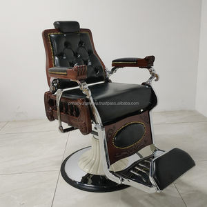 Chaise de barbier moderne de luxe siège en cuir pompe hydraulique robuste atelier inclinable ergonomique meubles de Salon commercial grand - Product Image 3