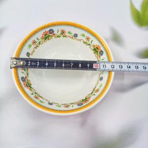 Bols imitation mélamine, adaptés à un usage domestique et à offrir en cadeau, petits bols à fleurs imitation porcelaine (un ou deux yuans), 9110 - Product Image 2