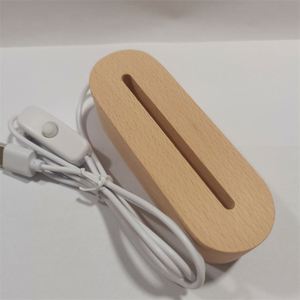 Lampada Notturna LED in Legno con Base Personalizzata, Design Moderno, Regalo per Ragazze, 5V, Luce d'Atmosfera in Acrilico, USB, Decorazione per Camera da Letto - Product Image 4