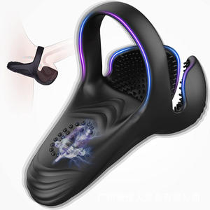 IPX7 portable Silicone électrique stimuler la Prostate masseur vibrant Anal bout à bout éjaculation anneau vibrateur pour adultes jouets anaux - Product Image 1