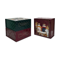 Confezione regalo per vino stampata uv in cartone rigido con chiusura magnetica con flip flap fatta a mano personalizzata in fabbrica con inserti