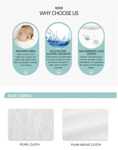 ผ้าเปียกเช็ดทำความสะอาดดูแลผิวสำหรับเด็กทารก - Product Image 6