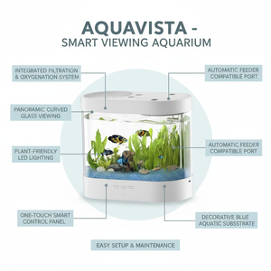 Acuario Multifuncional de Escritorio, Mini Pecera con Alimentación USB/Batería y Accesorios con Luz LED, Venta al Por Mayor - Product Image 2