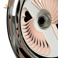 Ruedas Forjadas Monobloque XINLAI Personalizadas con Diseño de Corazón en Oro Rosa, de 18-23 Pulgadas, 5x120, para Audi, Mercedes-Benz y BMW
