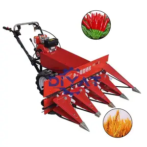 high quality gasoline engine paddy rice harvesting machine wheat reaper harvester maize reaping machine crops binder