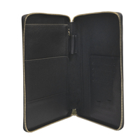 Dompet Paspor Kulit Premium Ramah Lingkungan yang Dapat Disesuaikan dari Pabrik, Penutup RFID, Organizer Dokumen Perjalanan dengan Tempat Kartu