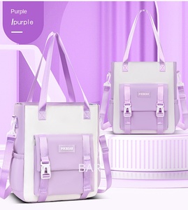 अल्ट्रा-लाइट लुभावनी वाटरप्रूफ पॉलिएस्टर आधुनिक ज्वार कूल ट्यूटोरियल बैग जूनियर हाई प्राइमरी स्कूल के छात्र एकल कंधे - Product Image 4