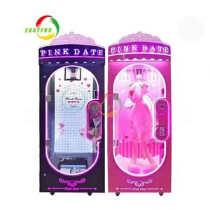 Máquina de grúa de garras de lujo rosa con diseño de fecha, para premios, juguetes y regalos, con corte arcade y tijeras, precio mayorista - Product Image 4