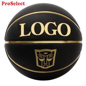 Proselect गोल्ड गर्मी हस्तांतरण लोगो भयानक ग्लोब काले बैलोन Basketballs - Product Image 5