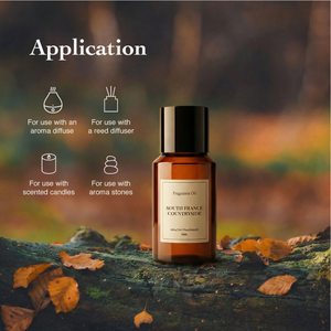Huile parfumée concentrée 50 ml, senteur campagne sud-occidentale, naturelle, écologique, longue durée, huile aromatique de luxe pour hôtel - Product Image 4