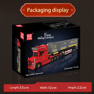 Mould King 24133 1340PCS Camion Conteneur Série Voitures Blocs de Construction Modèle Briques Jouet Technique Technologique OEM ODM - Product Image 4