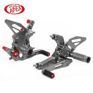 Poggiapiedi SET posteriore regolabile per moto in lega di alluminio CNC di alta qualità per <span class=keywords><strong>DUCATI</strong></span> <span class=keywords><strong>959</strong></span> <span class=keywords><strong>PANIGALE</strong></span> 2016 2017 <span class=keywords><strong>2018</strong></span> 2019 - Product Image 6