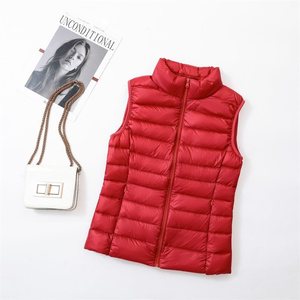 <span class=keywords><strong>Chaleco</strong></span> <span class=keywords><strong>Oversize</strong></span> de Plumón de Pato, Cortavientos, con Cuello Alto, Informal y Acogedor, Relleno de <span class=keywords><strong>Plumas</strong></span> Blancas, para Mujer, Ideal para Usar en Capas en Otoño - Product Image 3