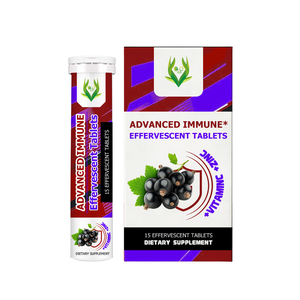 Tabletas Efervescentes Inmunitarias Avanzadas OEM ODM, Soporte Inmunitario Diario, Vitamina C, Zinc, Aptas para Vegetarianos - Product Image 1