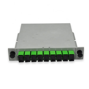 ตัวแยกสัญญาณไฟเบอร์ออปติกแบบ PLC ยี่ห้อ Sc Apc รุ่น 1x16 แบบ Cassette Divisor Card และตัวแยกสัญญาณไฟเบอร์ออปติกแบบ PLC 1x8 ชนิด Bare Optical Fiber PLC Splitter Ups Apc - Product Image 1