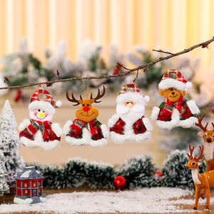 Nuevo adorno navideño de tela colorida con diseño de árbol de Navidad para decoración transfronteriza - Product Image 1