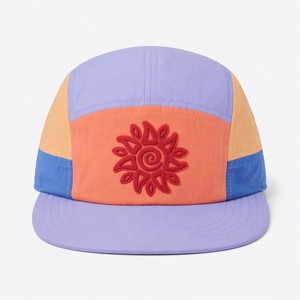 Casquette Trucker Unisexe 5 Panneaux en Cuir Végétalien et Toile, Réglable, Imperméable, Protection Solaire Sportive, Commande en Gros OEM Personnalisée - Product Image 2