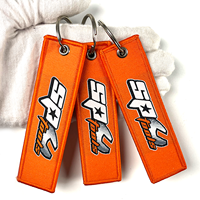 Promotion Porte-clés personnalisé en tissu brodé, style Jet Tag, thème Anime