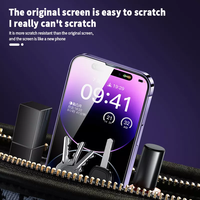 Ensemble d'accessoires de protection antichoc 3 pièces, coque de téléphone, protection d'écran en verre trempé pour iPhone 16 15 Pro, protection d'objectif d'appareil photo