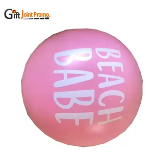 كرات شاطئ صغيرة ترويجية مع شعار لعبة كرة قابلة للنفخ للأطفال من مادة PVC مائية للأطفال