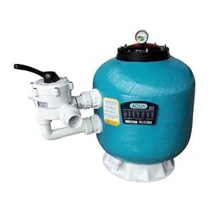 Factory spot AQUA water sand filter consumer and commercial swimming pool side mounted sand filter equipment accessories