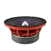 Haut-parleur de milieu de gamme 8 pouces 200W RMS 400W crête 4 Ohm | Haut-parleur haute puissance 93dB avec voix claires et cadre en aluminium durable