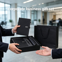 Coffret Cadeau d'Entreprise Premium avec Carnet d'Affaires, Stylo Métallique et Bouteille en Acier Inoxydable pour Événements Corporatifs, MOQ 50 Commandes en Gros