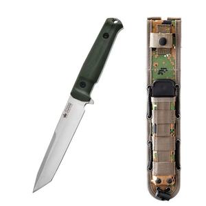 Cuchillo Fijo de Acero Inoxidable DC53 de Alta Calidad, Portátil y Personalizable con Funda Keydex para Supervivencia al Aire Libre, Pesca, Caza, Bricolaje, OEM - Product Image 1