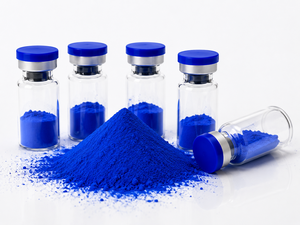 Approvisionnement direct usine : Poudre de GHK-CU de haute qualité, Peptide de cuivre bleu de qualité cosmétique, Peptide de cuivre CAS 89030-95-5/49557-75-7 - Product Image 4