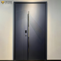 Portes de sécurité modernes en acier, porte d'entrée de sécurité en acier, structure renforcée pour projets d'appartements