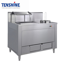 Table à paner le poulet / Machine à paner le poulet TENSHINE GW-2400 pour restaurant de restauration rapide, à vendre