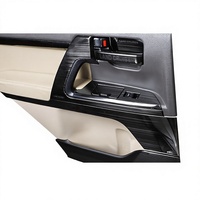Kit de garnitures intérieures de luxe Black Knight pour Land Cruiser 2008-2021, comprenant les caches de poignées de porte et de bouches d'aération, accessoires Black Warrior LC200