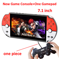 Console de jeu portable X40 avec grand écran de 7 pouces, 16 Go, manette de jeu rétro multifonctionnelle, lecteur vidéo mini arcade double joueur