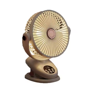 Ventilador Eléctrico Portátil Multifunción con Cabezal Oscilante Automático, Luz Nocturna para Dormitorio, Control Remoto, Temporizador, Ventilador con Clip - Product Image 3