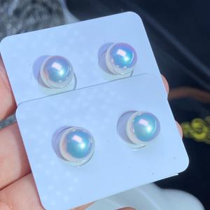 Hạt ngọc trai nước ngọt tự nhiên tròn, chất lượng cao, kích thước lớn 10-11mm, số lượng lớn, dùng làm đồ trang sức tự chế, xuất xứ Từ Châu, Chiết Giang - Product Image 3