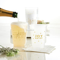 16 oz. Gobelets de fête personnalisés, gobelets givrés pour mariage, gobelets pour fête de fiançailles