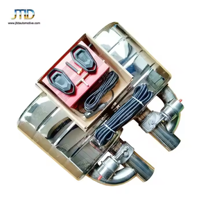 JTLD Универсальный 2,5 ''3'' из нержавеющей стали выхлопной трубы одна пара два глушителя вакуумный клапан с контроллером Пневматический Глушитель - Product Image 5