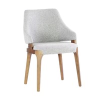 Chaises de salle à manger en bois avec accoudoir