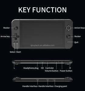 Qbuy Powkiddy X70 <span class=keywords><strong>7</strong></span> Inch Cầm Tay Trò Chơi Giao Diện Điều Khiển Hỗ Trợ Điều Khiển Hai Người Chơi Cho PS4 Md Retro Trò Chơi Video Máy Nghe Nhạc TV ra Quà Tặng - Product Image 2