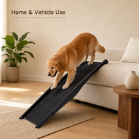 Rampe d'accès pliable et réglable en PP+Polyester, durable, toutes saisons, pour animaux de compagnie, personnes âgées et chiens, marchepied portable pour embarquement