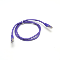 Cable de Red RJ45 Blindado Cat5e SFTP al por Mayor, 24AWG/26AWG, Cobre Trenzado, Longitud y Color Personalizados, OEM ODM