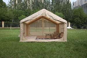 Portable 7.5m Inflatable Four-season 3-4 Person Air <b>Tent</b> Waterproof Durable 420D Oxford Canvas UV-Resistant Quick Setup Double - Product Image 5