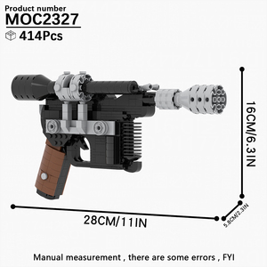 New Không Gian Chiến Tranh DL-44 Cộng Hòa Máy Bay Chiến Đấu Xe Tăng Tàn Phá Marauder Jedi Starfighter Xây Dựng Khối Mát Mẻ Hành Động Thiết Lập Cho Sáng Tạo Chơi Đồ Chơi - Product Image 2