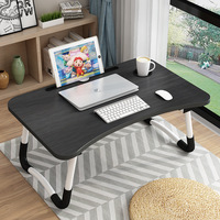 Easy-petites Tables d'étude portables en bois MDF, bureau pliable, lit, ordinateur Portable, Table, canapé, plateau à manger avec support de gobelets