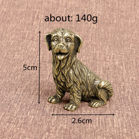 Ornements en laiton pour chien en gros Ornements antiques pour chien Artisanat