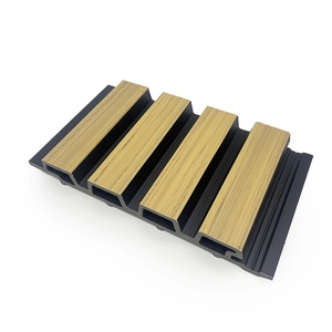 Revestimiento Exterior Decorativo para Jardín, Tablero Acanalado de Madera Compuesta, Panel de Pared de WPC Resistente al Agua, Nueva Tecnología para Exteriores - Product Image 6