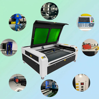 KH-1490 100W 130W 150W CO2 Laser Gravure/Découpe Machine Haute Précision pour Acrylique Cuir Caoutchouc Métal Bois Contreplaqué Plastique