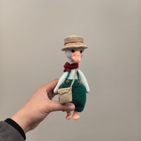 Jouets en peluche animaux personnalisables 2026, crochet, Madame Oie, poupée amigurumi pour enfants
